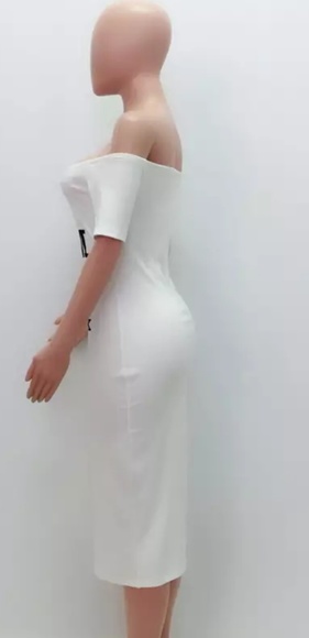 RESTOCKED - New XL NYC Casual Off-Shoulder Dress - Picture 4 of 6